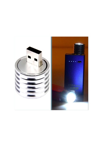 Omeniv Usb El Feneri Led Lamba Işıldak Outdoor Laptop Oto Kamp Gümüş