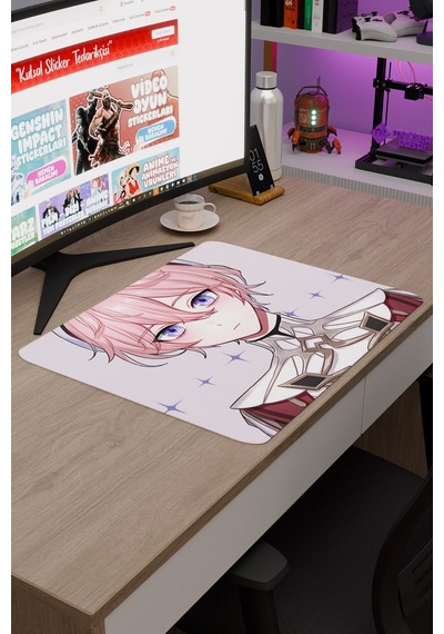 Dahlia Genshin Impact Anime Gacha V3 - 48x40 Xl Gaming Mouse Pad Fare Altlığı