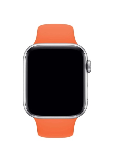 Apple Watch Seri 7/8/9/se/se2/ultra/ultra 2 İle Uyumlu 42/44/45/49mm Jel Silikon Spor Kayış, Apricot