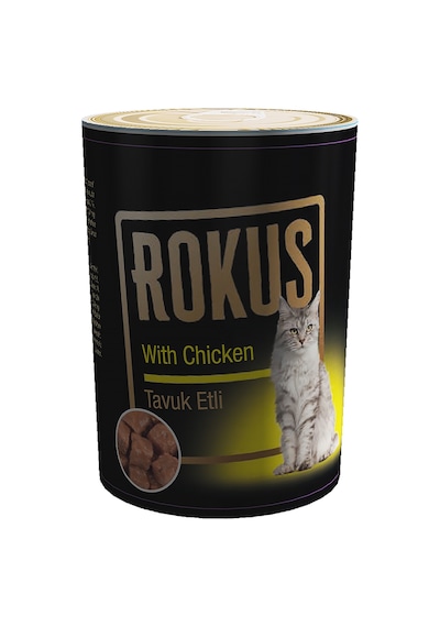 Rokus - 661 - Tavuklu Kedı Konservesı 410g X - Csmo-tex - 6 Adet