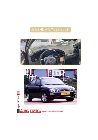Kia Shuma 1995-2003torpido Koruma Halısı Bej Kenar