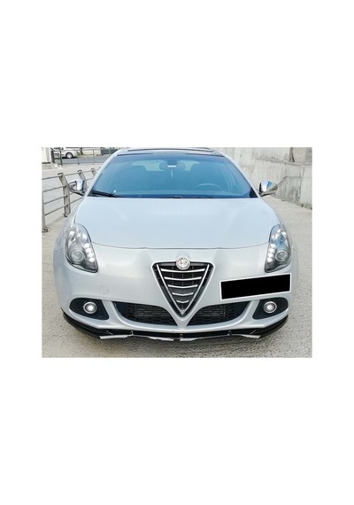 Alfa Romeo Giulietta 3 Parça Ön Lip Plastik Parlak Siyah Karlık-ön-ek-bodykit 2010+