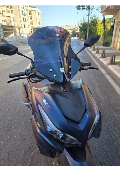 Motocam Kuba Vizy 50 Ön Cam 2025-2026 Model 43cm Siyah Renkli Sportif