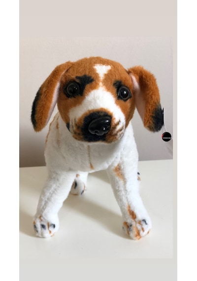 Alman Kurdu Peluş Oyuncak 35 Cm Beyaz