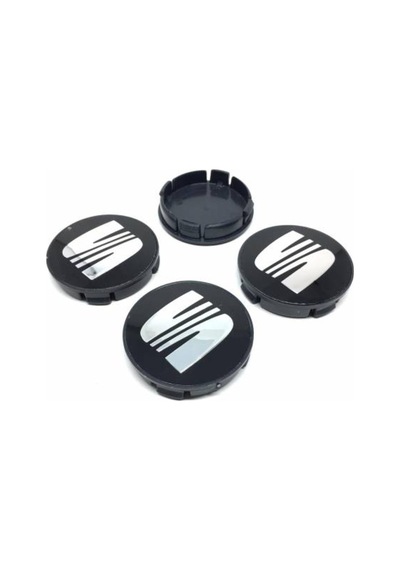 Jant Göbeği Seat 65/62 62Mm Yuva 4'Lü Set Siyah