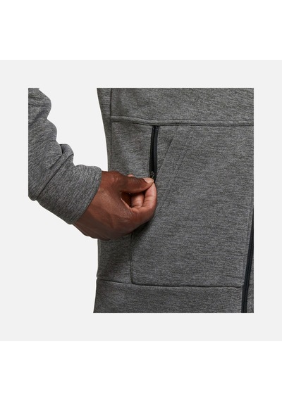 Nike Therma Full-zip Training Hoodie Erkek Sweatshirt Gri