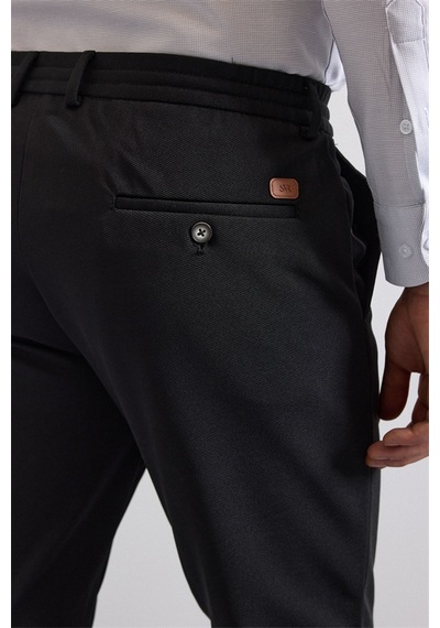 Süvari Siyah Slim Jogger Pantolon Pn2020500736-s09 Siyah