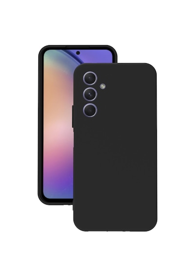 Samsung Galaxy Uyumlu A54 Kılıf Kamera Korumalı Silikon Rubber Arka Kapak Siyah