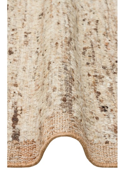 Terra Tr01 Natural Renkli Örme El Dokuma Premium Yün Jüt Halı Çok Renkli