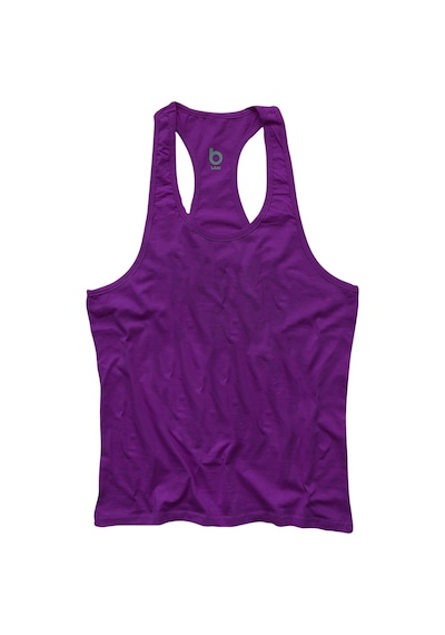 Bluu Basic Fitness Gym Tank Top Sporcu Atleti (528807548) Mor