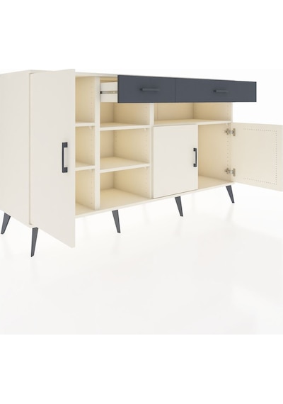 Hyperion Konsol 5 Raflı 2 Çekmeceli 3 Kapaklı 176x44x99 Aytaşı-ay Aytaşı-aytaşı/antrasit Hyperion Konsol 5 Raflı 2 Çekmeceli 3 Kapaklı 176x44x99 Aytaşı-ay Aytaşı-aytaşı/antrasit