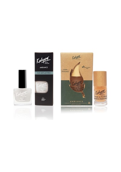 Kalyon Oje Matlaştırıcı + Bitkisel Tırnak ve Tırnak Eti 11 ML