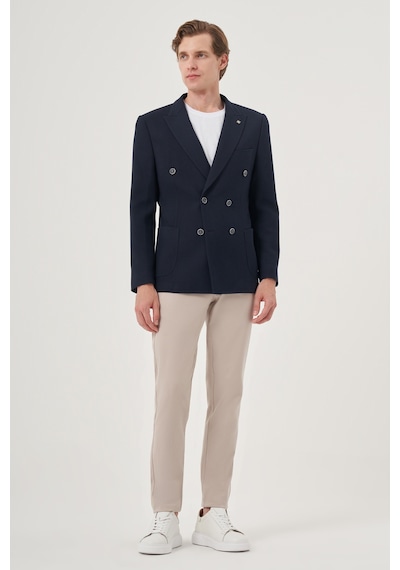 Morven Erkek Lacivert Poliviskon Kruvaze Desenli Slim Fit Sivri Yaka Ceket 25ms002022200 Lacivert Morven Erkek Lacivert Poliviskon Kruvaze Desenli Slim Fit Sivri Yaka Ceket 25ms002022200 Lacivert