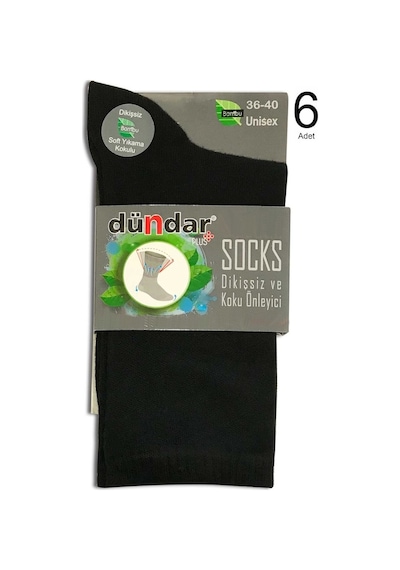 Dündar Çorap 6'Lı Dündar Bambu Unisex Bayan Şeker Çorap