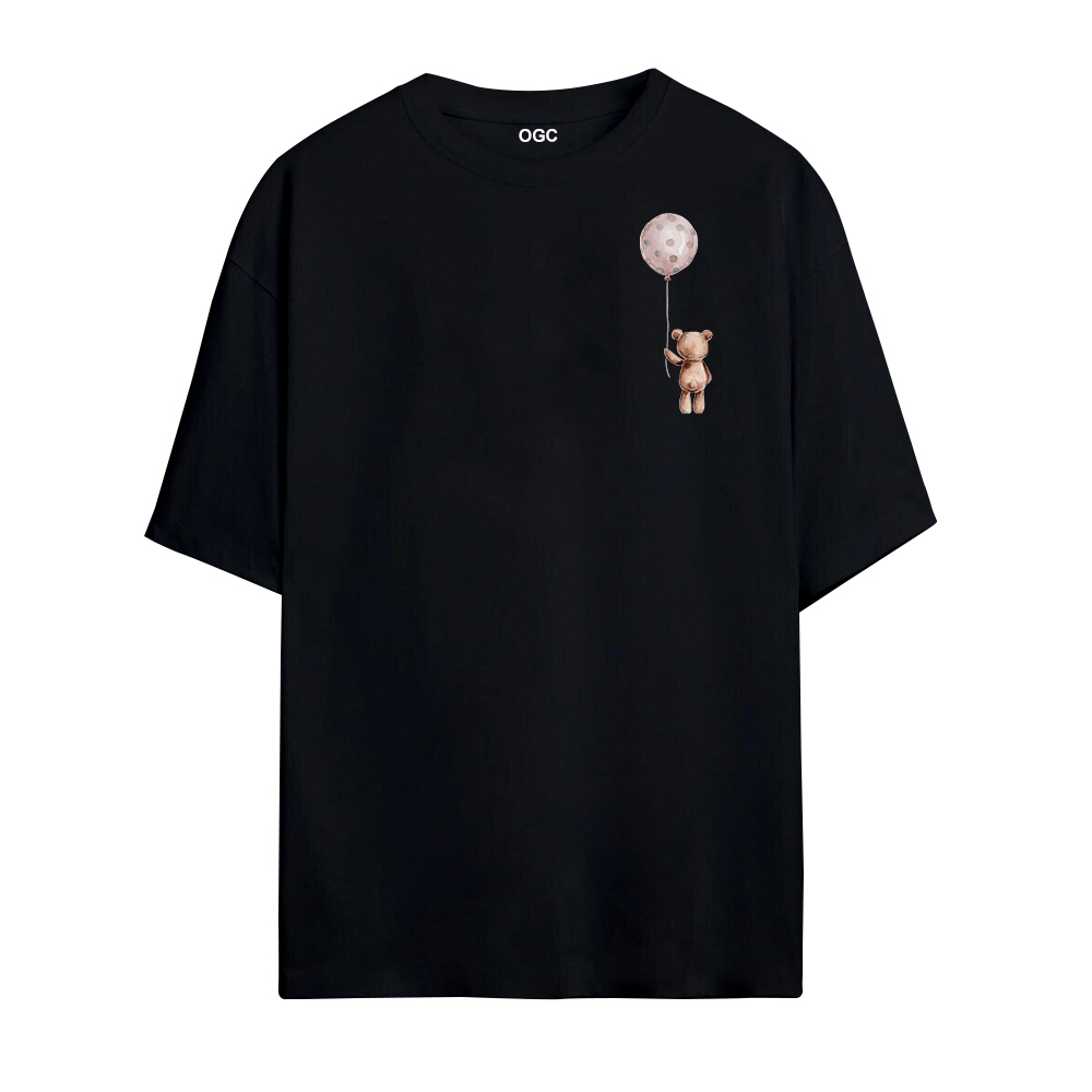 Ogc Oyuncak Ayı Oversize Unisex T-shirt Siyah