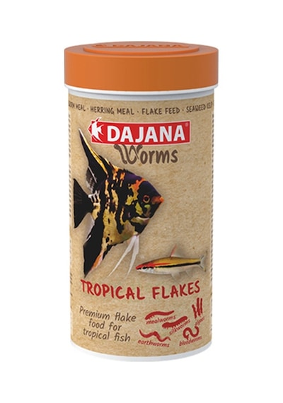 Dajana - 363 - Worms Tropical Flakes 250 Ml - Ece-umay - 45 Gr