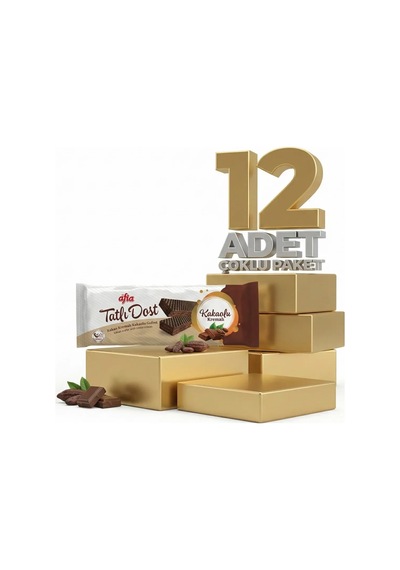 Afia Tatlı Dost Kakao Kremalı Gofret 12x140 Gr