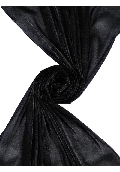 Mim Eşarp Mio Prenses Parıltılı Cam Kırığı Şal 65x190 Cm - Koyu Füme