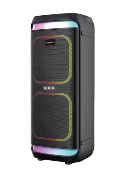Hepu Hp-986 Partybox Bluetooth Hoparlör 2 8 Hoparlör, 24w Güç, Rgb Işık, Tws Destekli