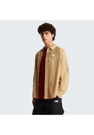 The North Face M Sequoıa Long Sleeve Shırt Erkek Gömlek Nf0a8fu5lk51 Haki