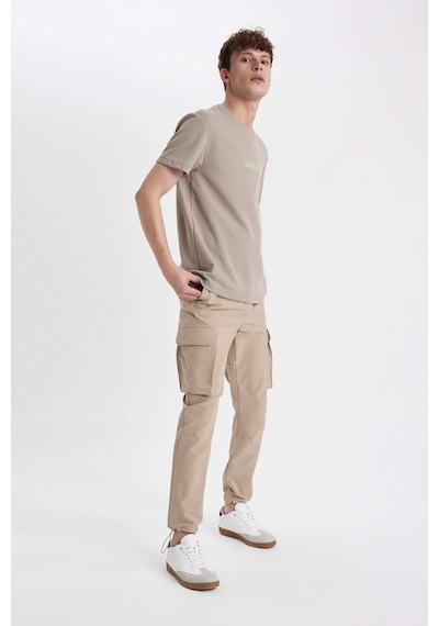 Defacto Jogger Taktik Pantolon Kargo Cepli B3585AX23AUBG185 Bej
