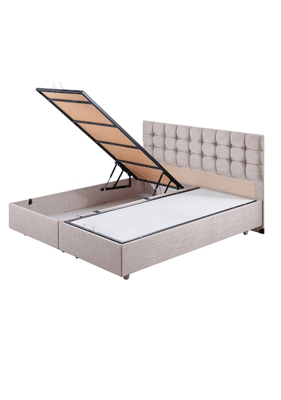 Venedik İkili Set, Venedik Çift Kişilik Baza Başlık Seti Krem 150 x 200