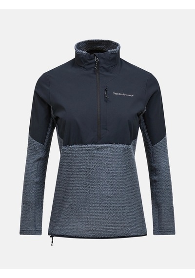 Peak Performance W Freelight Alpha Half Zip Frosty Haze Kdn İçlik G80441020-30694 Siyah