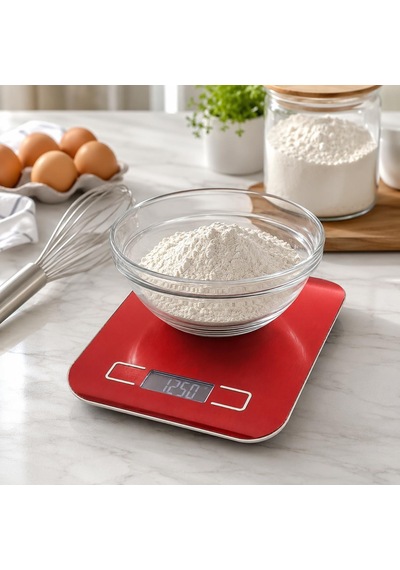 Tr Dijital Mutfak Terazisi 5 Kg, Paslanmaz Çelik Yüzeyli Lcd Ekranlı Hassas Gram Ölçer, Dara Fonksiyonlu Mutfak Tar Diğer