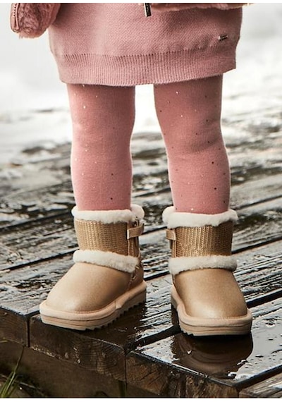 United Colors Of Benetton Kız Bebek Kışlık Külotlu Çorap 10752 078 Blue