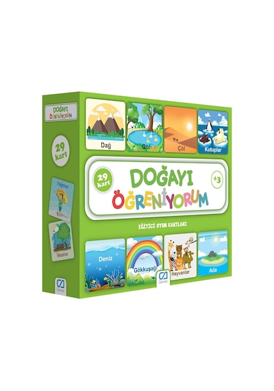 Doğayı Öğreniyorum Eğitici Oyun Kartları