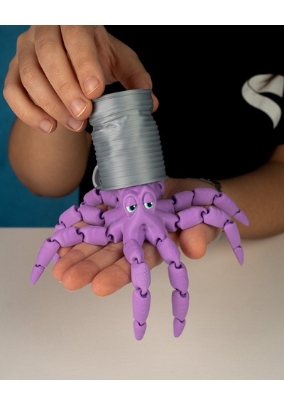 Hareketli Şapkalı Ahtapot 20cm