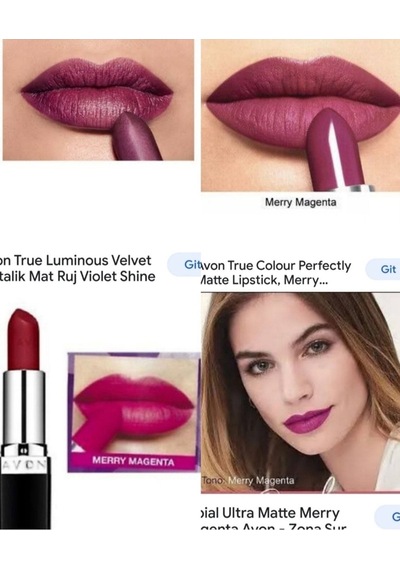 True Colour Merry Magenta Mate Ruj Diğer