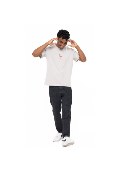 Watchofroyal Flamingo T-shirt Gri