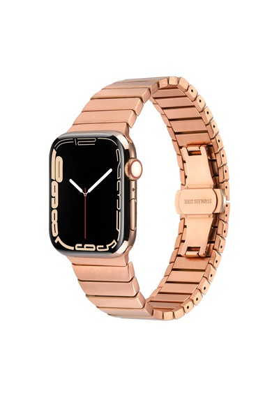 Apple Uyumlu  Watch 38 MM Kordon Krd-79 Metal Kordon