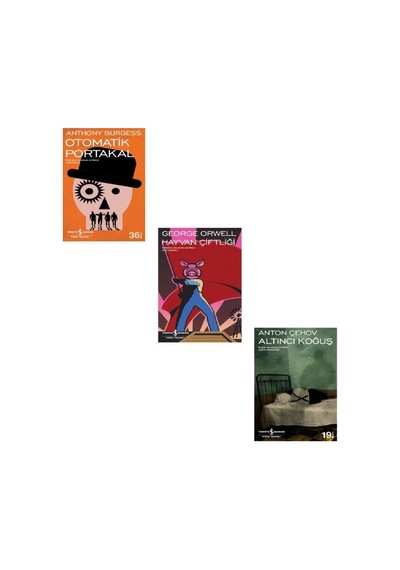 Hayvan Çiftliği + Otomatik Portakal + Altıncı Koğuş 3 Kitap Set