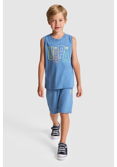 U.S. Polo Assn. Erkek Çocuk Mavi Pijama Takım 50328671-vr036