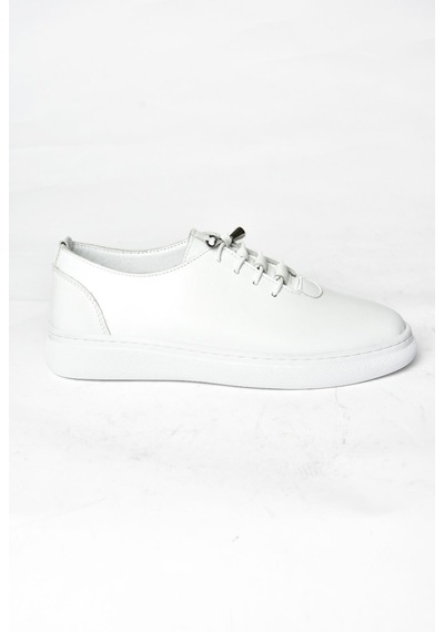 Fox Shoes P555461003 Beyaz Hakiki Deri Kadın Spor Ayakkabı Sneakers Beyaz