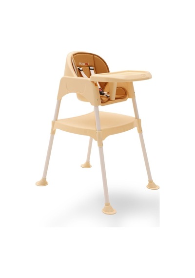 Miracool Prime 4ın1 Mama Sandalyesi / Çalışma Masalı / Pedli / Krem