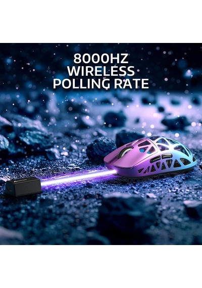 R2 Magnezyum Alaşımlı Kablosuz Gaming Mouse 48g Ultra Hafif, Pixart Paw3950 Sensör, 42000 Dpı, Bt/2.4g/kablolu Üçlü Mod, 8k Tepki Hızı, Windows/xbox/ps/mac Uyumlu Tw Purple R2 Magnezyum Alaşımlı Kablosuz Gaming Mouse 48g Ultra Hafif, Pixart Paw3950 Sensör, 42000 Dpı, Bt/2.4g/kablolu Üçlü Mod, 8k Tepki Hızı, Windows/xbox/ps/mac Uyumlu Tw Purple