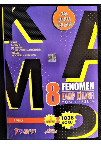 Fenomen Yayınları 8. Sınıf Fenomen Tüm Dersler Kamp Kitabı-1