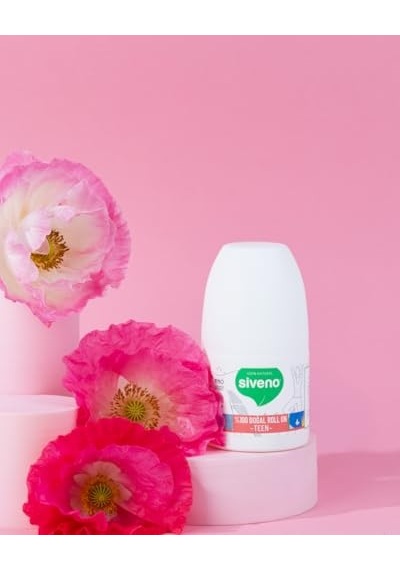 %100 Doğal Roll-on Teen Girl Genç Kız Deodorant Ter Kokusu Önleyici Bitkisel Lekesiz Vegan 50 Ml