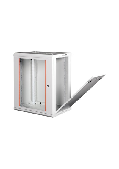 Lande - 18u 19" Duvar Tipi Rack Kabinet Genişlik: 600 Mm Derinlik: 450 Mm Açık Gri Demonte