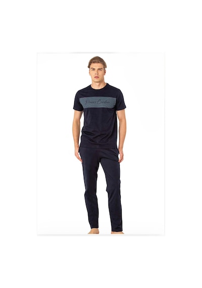 Pierre Cardin Penye Kısakol Pijama Takımlk-pc6080 Lacivert
