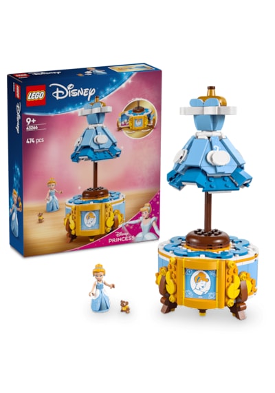 LEGO® ǀ Disney Princess Sindirella'nın Elbisesi 43266 - 9 Yaş ve Üzeri Prenses Seven Çocuklar için Yaratıcı Oyuncak Yapım Seti (474 Parça)