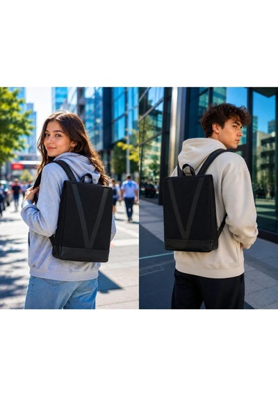 15.6 İnç Uyumlu 3 Bölmeli Korumalı Su İtici Kumaş Özellikli Laptop Ve Tablet Girişli Okul & Günlük Sırt Çantası Geniş Hacimli Unisex