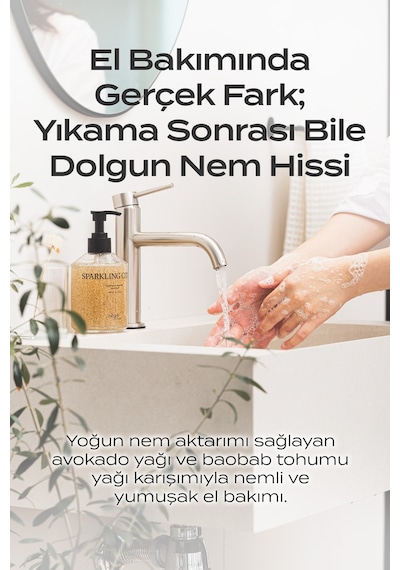 Peeling Etkili Nemlendirici Sıvı Sabun Kundal Exfoliating & Waterfull Hand Wash Crushed Cherry