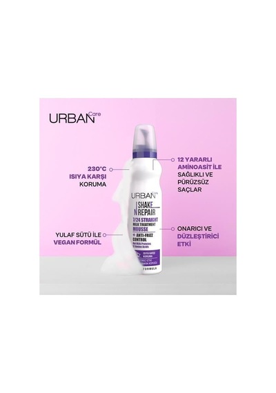 Urban Care Köpük 150ml. Snr Straight Milk