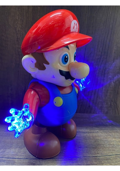 Oyuncak Dans Eden Süpermario Figür Oyuncak Işıklı Sesli Dans Eden Super Mario Figür