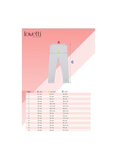 Lovetti Hardal Kız Çocuk Tam Boy Düz Basıc Tayt Hardal