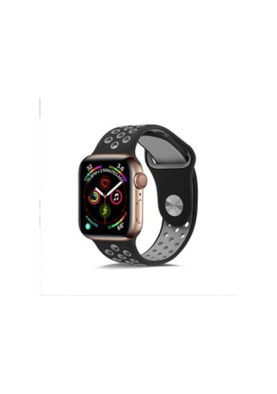 Apple Watch Uyumlu 42mm Krd-02 Silikon Kordon - Kahverengi